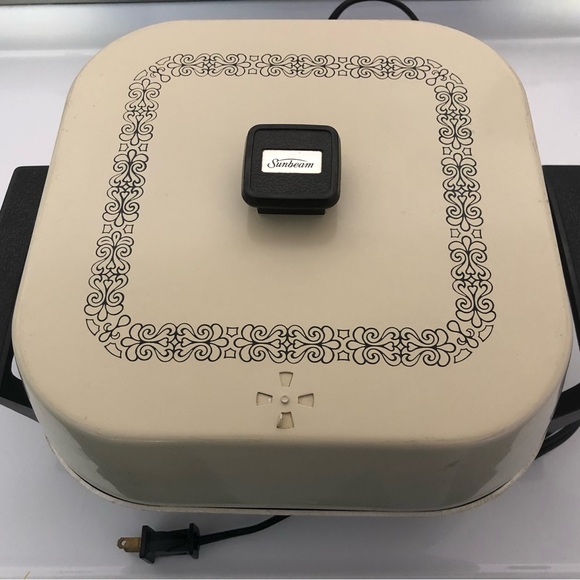 Sunbeam Dining Vintage Sunbeam Aluminum Electric Frypan Fry Skillet